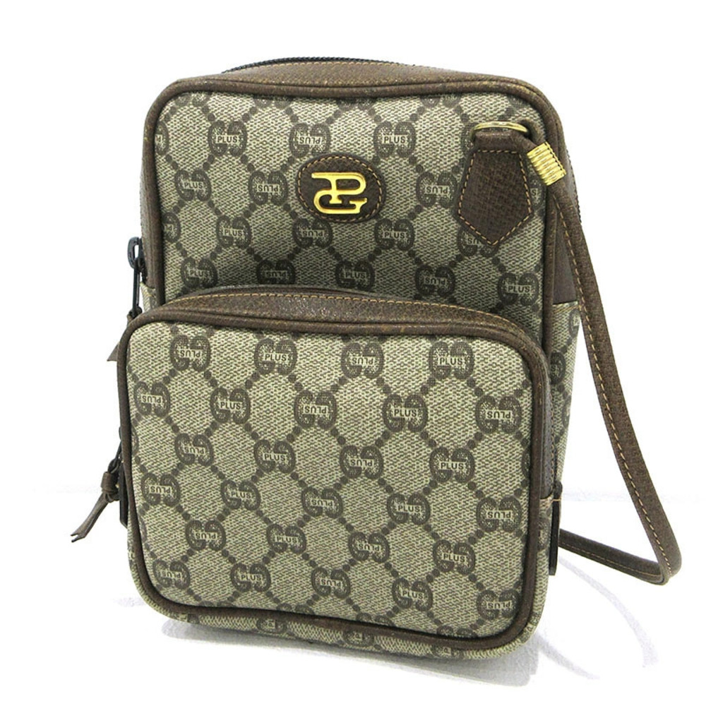 Gucci GG Plus Shoulder Bag Beige Cream